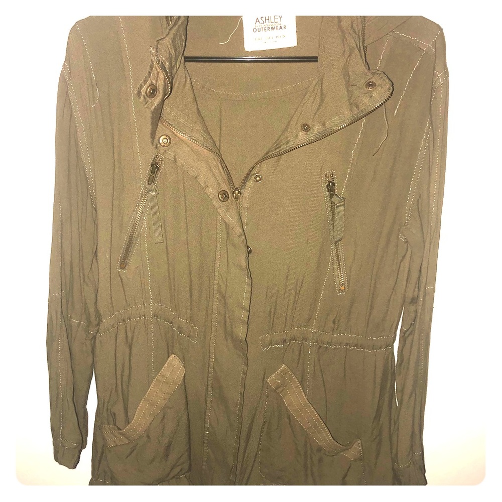 Olive Green Lightweight Jacket